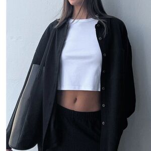 Oak & Fort Oversized Knit Shirt